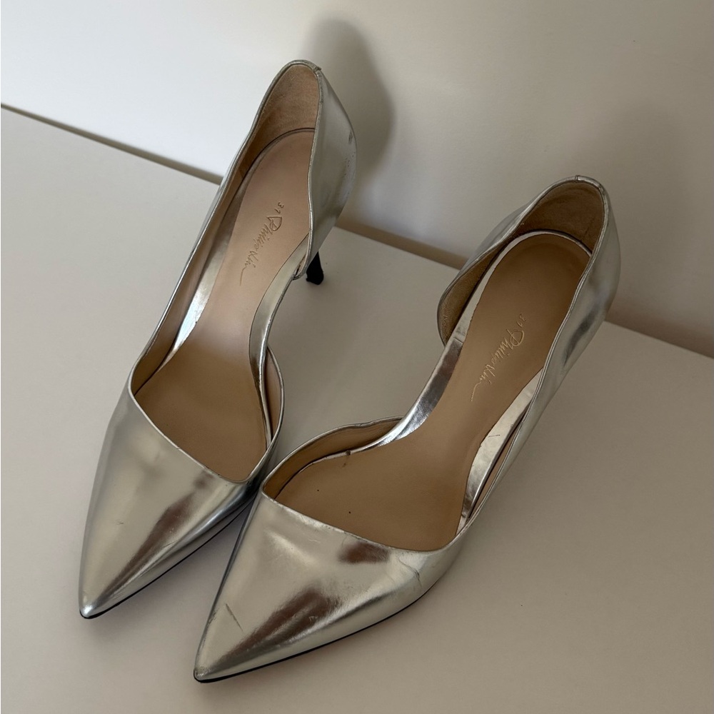 3.1 Phillip Lim Silver Stiletto Heels